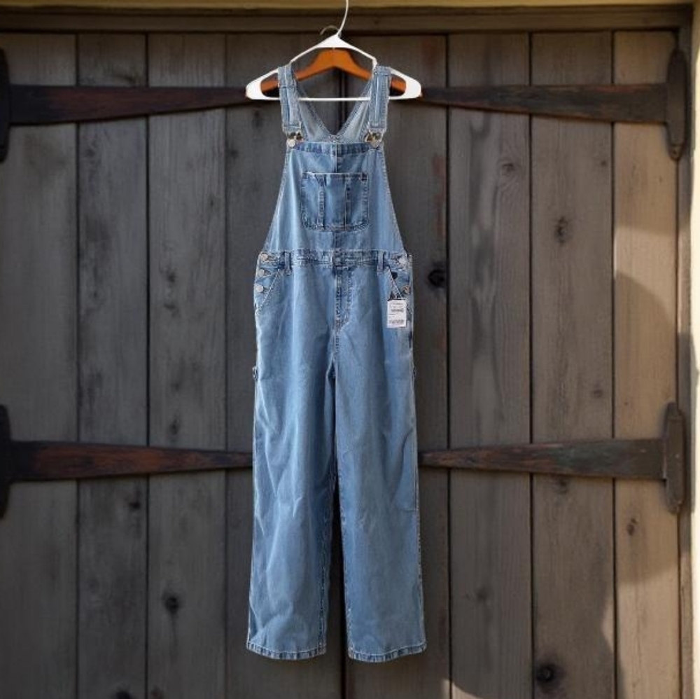 RSQ Blue Denim Overalls